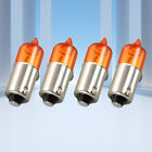 Amber Miniature Indicator Lamp 12V 21W 4Pcs for Auto Car Motorcycle