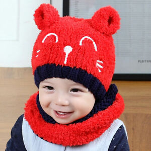 New Toddler Kids Girl&Boy Baby Infant Winter Warm Crochet Knit Hat Beanie Cap