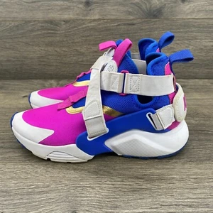 Nike Air Huarache City Athletic Sneakers Shoes Girls Size 6 Y Multi AJ6662-401 - Picture 1 of 14