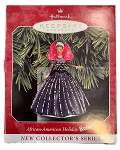 Hallmark Keepsake Ornament Collector Series Afroamericanas Vacaciones Barbie Nuevo en Caja - Imagen 1 de 15