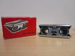 VERY RARE Vintage Super 3x25 Opera Glasses – Foldable Pocket Binoculars with Box - Picture 1 of 3