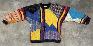 Men’s VTG Coogi Made in Australia Multicolor Sweater Adult Size Large - Picture 1 of 8