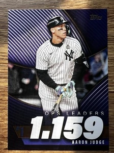 2025 Topps Series 2 - Aaron Judge OPS Leaders #OPS-1 New York Yankees - Picture 1 of 1