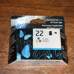 Cartucce di inchiostro originali HP 22 tricolore C9352AN nuove - scadute APR 2025 - confezione usura - Foto 1 di 10