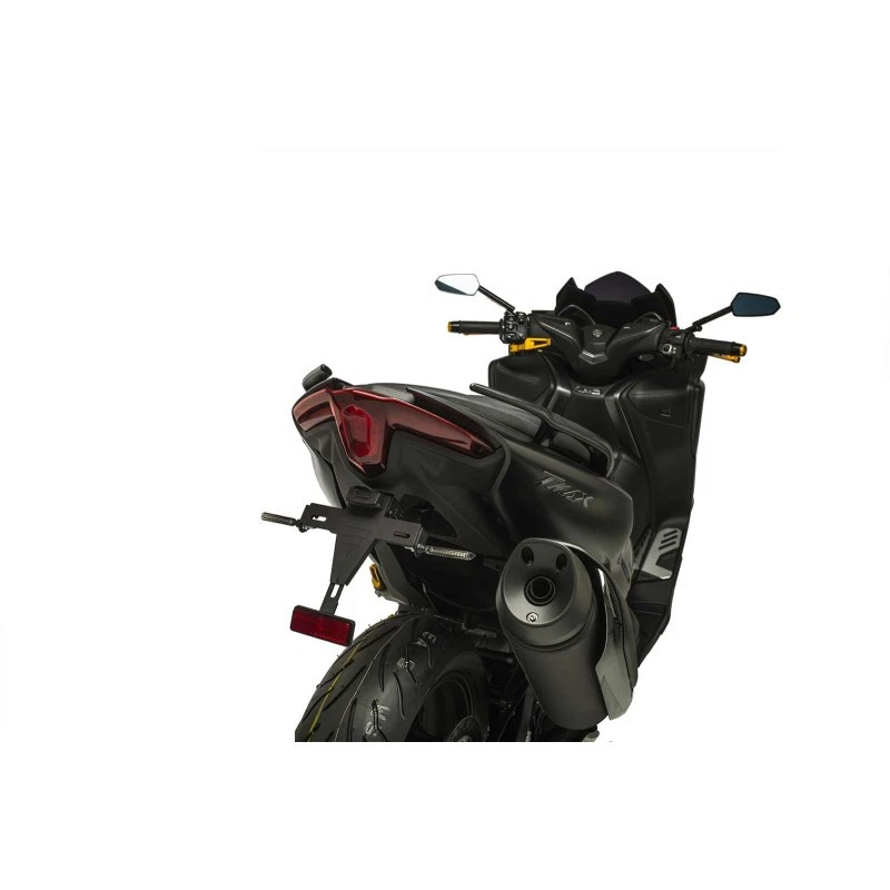 SUPPORT DE PLAQUE D'IMMATRICULATION PUIG POUR YAMAHA T-MAX 560 20-21 NOIR-OFFRE - Photo 1/1