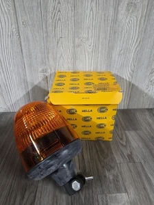 HELLA Halogen Rotating Beacon KL Rotaflex 24V Pipe-neck 2RL 006 846-011 - Picture 1 of 5