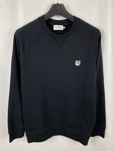 Maison Kitsune Fox Patch Sweatshirt Cotton Men size XL - Picture 1 of 8