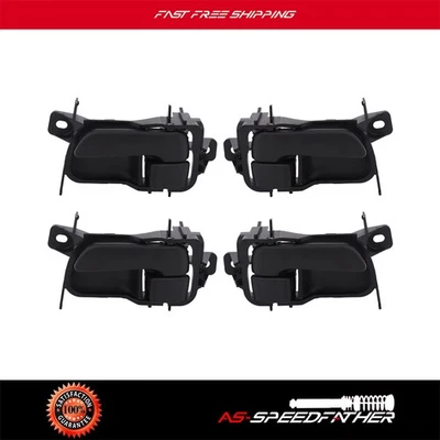 4 piezas para Toyota Avalon 1995-1999 manijas de puerta negras interior izquierdo derecho interior Foto 1 de 4