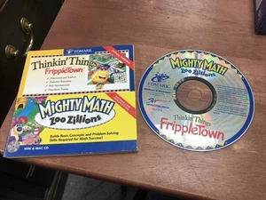 Thinking Things Fripple Town Mighty Math Zoo Zillions By Edmark Win/Mac CD - Picture 1 of 7
