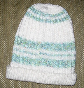 NEW Soft Cuddly Hand Knit Baby Cap - Picture 1 of 1