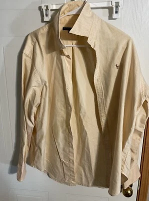 Ralph Lauren Sport Button Up Large Flesh Pony - Изображение 1 из 2