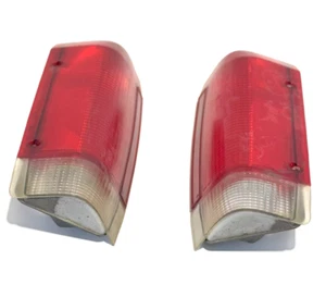 1987-1996 Ford F150 F250 F350 TAIL LIGHT PAIR ASSEMBLY PAIR ORIGINAL OEM - Picture 1 of 11