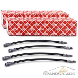 4x FEBI BREMSSCHLAUCH VORNE+HINTEN FÜR MERCEDES W123 W124 190 W201 S-KLASSE W126 - Bild 1 von 8