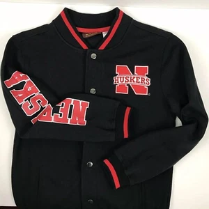 Jugend Nebraska Cornhuskers L (14/16) Jacke (schwarz) Hauptsaison 2 Taschen weich - Bild 1 von 12