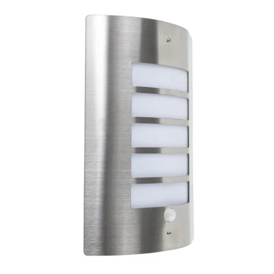 Stainless Steel Outdoor Bulkhead Wall Light PIR Motion Sensor Security Lighting - Image 1 of 4