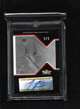 Josh Smith 2004-05 Topps Finest BLACK PRINTING PLATE Auto Rookie #1/1 J-SMOOVE