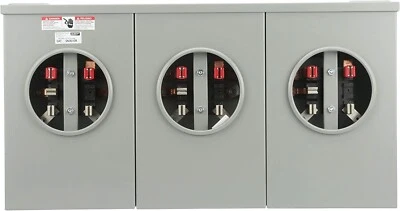 NUEVO Siemens 3 velocidades SN351CR medidor zócalo 100 amperios 5 mordazas monofásico Foto 1 de 4