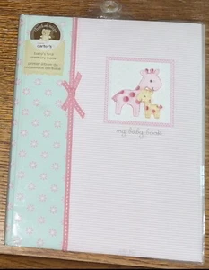 New Child Of Mine Carter’s Baby’s SCRAPBOOK Memory Book Album 8x11” Girl Flowers - Picture 1 of 12