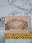 Woodland Fairy Circle Vintage Stamp Francisco Rubber Stamps use wear