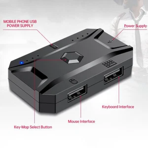 Portable Mini Game Controller Compact One-Handed Gaming Keyboard RGB Backlight - Photo 1/8