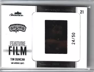 TIM DUNCAN 2004/5 FLEER SHOWCASE FEATURE FILM #24/50 -SPURS!! - Picture 1 of 2