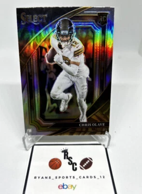 2022 Chris Olave Silver Prizm Rookie Rc Suite Level #360 Saints - Image 1 of 2