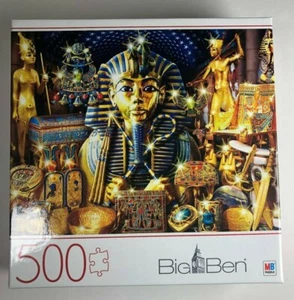 500 Piece Big Ben Treasures Of Egypt 24x18 By Milton Bradley - Picture 1 of 3