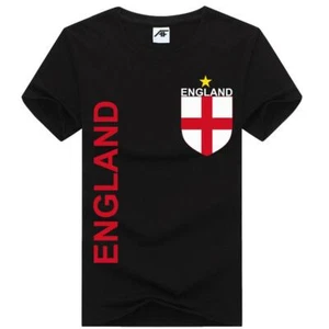 Camiseta estampada Inglaterra para hombre y niño algodón novedad estilo retro fútbol camisetas - Imagen 1 de 13