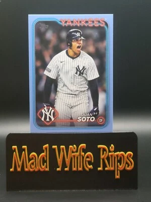 2024 Topps Update Juan Soto Father’s Day Blue #/50 Yankees/Mets $765 mill $ man - Image 1 of 4