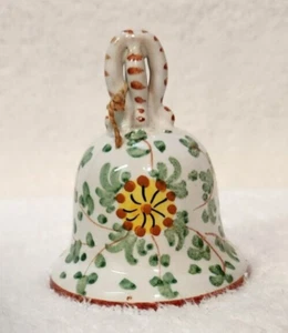 Volpi Deruta Italy Art Pottery Hand Painted 3.5" Hand Bell - Picture 1 of 6
