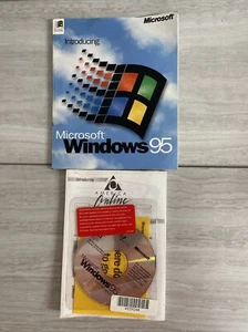 Microsoft Windows 95 Manual & New Software Disc/Product Code See Pictures - Picture 1 of 7