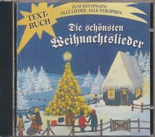Die schönsten Weihnachtslieder mit Textbuch - Audio-CD