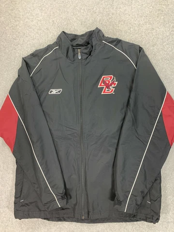 Boston College Eagles Authentic Team Issue Windbreaker Jacket (Men's XL) Black Cover
