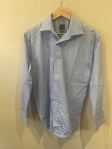 Daniel Hechter Blue Mens Formal Long Sleeved Buttoned Shirt Good Condition - Picture 1 of 9