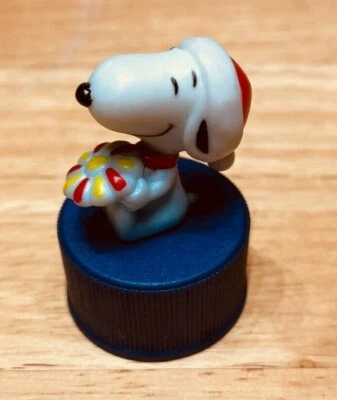Snoopy Pepsi Bottle Cap Japan Peanuts - Weihnachten - Snoopy mit Blume - Bild 1 von 3