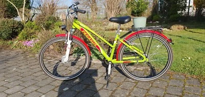 Pegasus Mädchenrad 26 Zoll Nabendynamo RH 38 cm 2 Felgenbremse + Rücktrittbremse - Bild 1 von 2