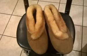 Zapatos de casa St John's Bay para mujer color piel de oveja tostado con piel sintética talla 10M - nuevos sin etiquetas - Imagen 1 de 7