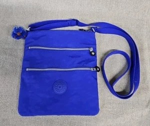 Kipling Crossbody Keiko Nylon Bag/Purse Zipper Adjustable Strap Gorilla Keychain - Picture 1 of 7