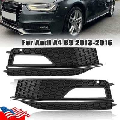 Parachoques delantero línea S luz antiniebla marco cubierta rejilla para Audi S4/A4 2013-2016 Foto 1 de 4