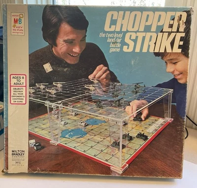 Milton Bradley 1976 Chopper Strike Board Game 100% COMPLETE in Original Box EUC - Image 1 of 4