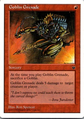 Goblin Grenade C Anthologies 29 NM - Image 1 of 2