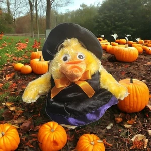 Dan Dee Plush Halloween Chicken Dancing Witch Animated Lights Up TESTED - Picture 1 of 5