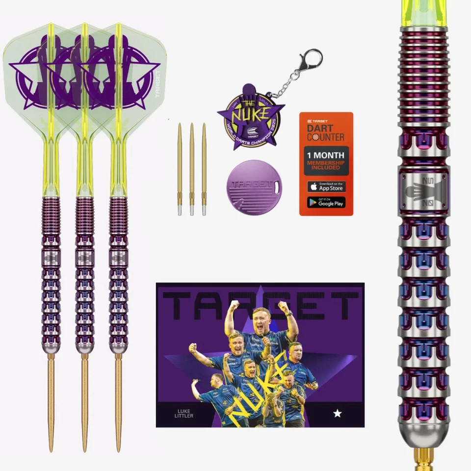 190700 Target Steel Darts " Luke Littler - World Champion 2025 " Swiss Point 23