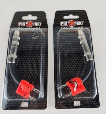 Pig Hog  1/4" TS Female to Dual Banana 6" Adapter Cable - 2 Pack - Image 1 of 4