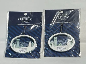 Busch Gardens Williamsburg Christmas Town Member Holiday Wooden Ornaments - Picture 1 of 6