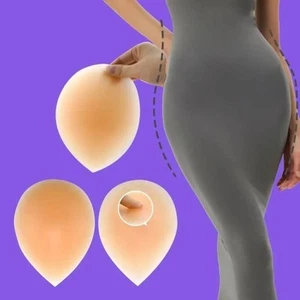 1Pair Women Sexy Silicone Insert Hip Up Butt lifting Enhancer Booster Removable - Picture 1 of 19