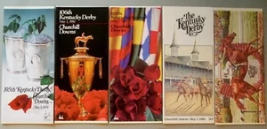 5 KENTUCKY DERBY PROGRAMS - 1979 - 1980 - 1981 - 1982 - 1983 - MINT - Picture 1 of 7