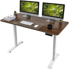 Electric Standing Desk Height Adjustable Office Desk with 55” X 27.5” Tabletop H