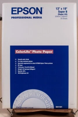 Epson Colorlife 13" x 19" Ink Jet Printer Paper One Full & One Partial Pack - Image 1 of 3