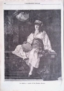 Stampa del 1886 La Schiava don Francisco Masriera - Bild 1 von 1